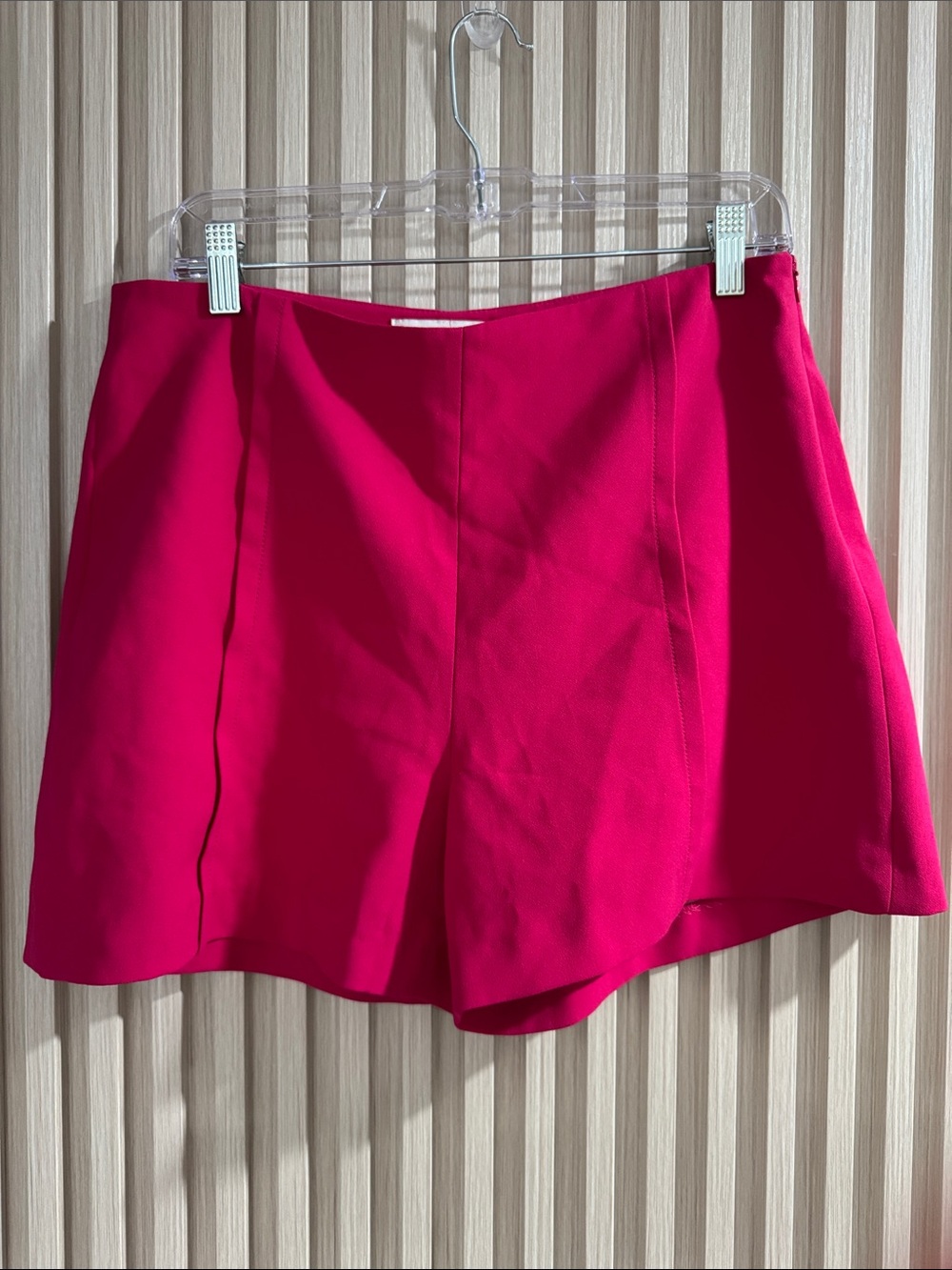 Mango Bright Pink Tailored Skort